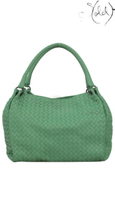 Bottega Veneta Green Intrecciato Shoulder Bag - view 1
