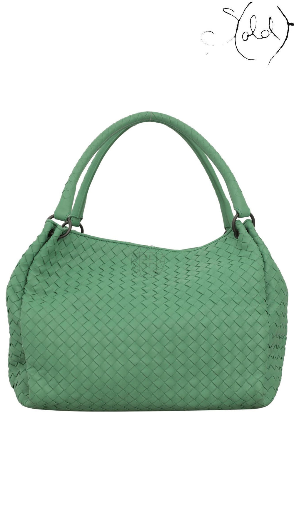 Bottega Veneta Green Intrecciato Shoulder Bag - view 2