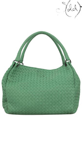 Bottega Veneta Green Intrecciato Shoulder Bag - view 2
