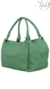 Bottega Veneta Green Intrecciato Shoulder Bag - view 3