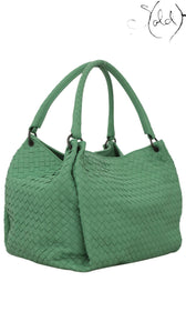 Bottega Veneta Green Intrecciato Shoulder Bag - view 4