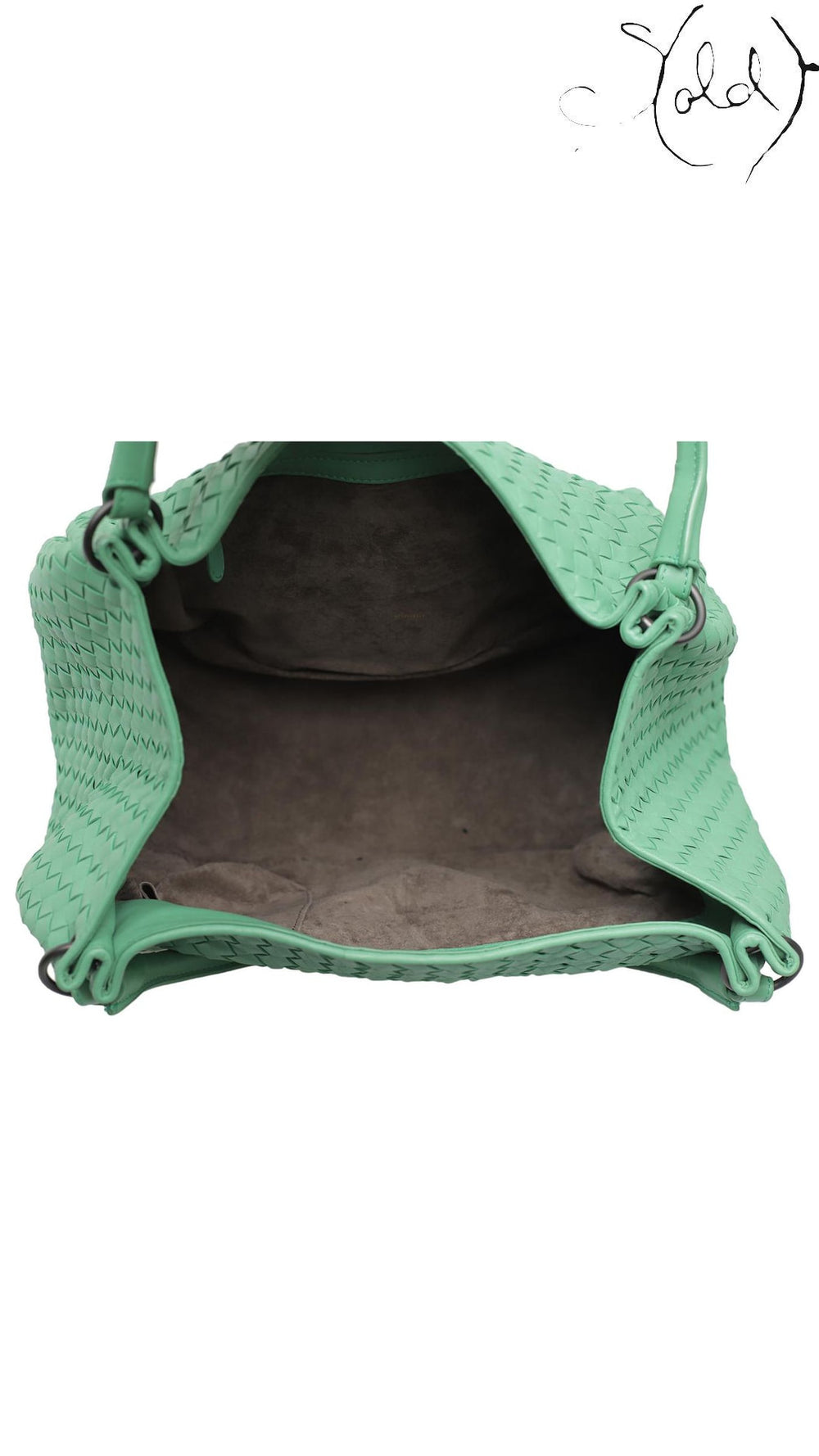 Bottega Veneta Green Intrecciato Shoulder Bag - view 5