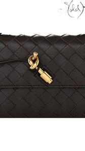 BOTTEGA VENETA Andiamo Clutch – Fondant Intrecciato, Interior view | Sold Attire