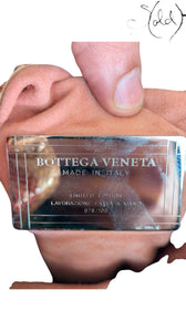 Sold Attire: Bottega Veneta limited edition red python tote interior silver plaque showing "LIMITED EDITION LAVORAZIONE FATTA A MANO 078/100"