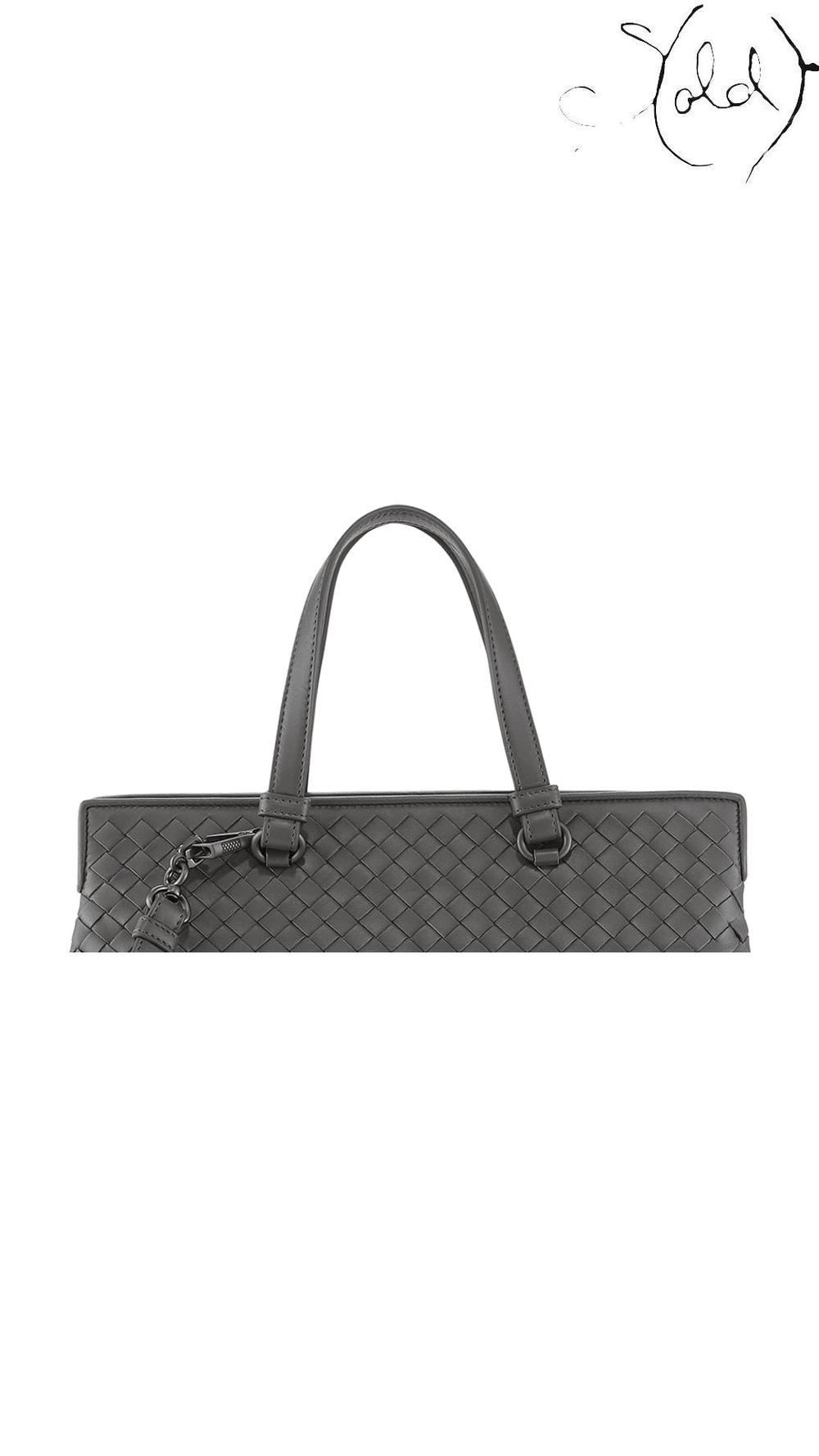 Bottega Veneta Medium Accordion Tote, top handles and ring hardware detail