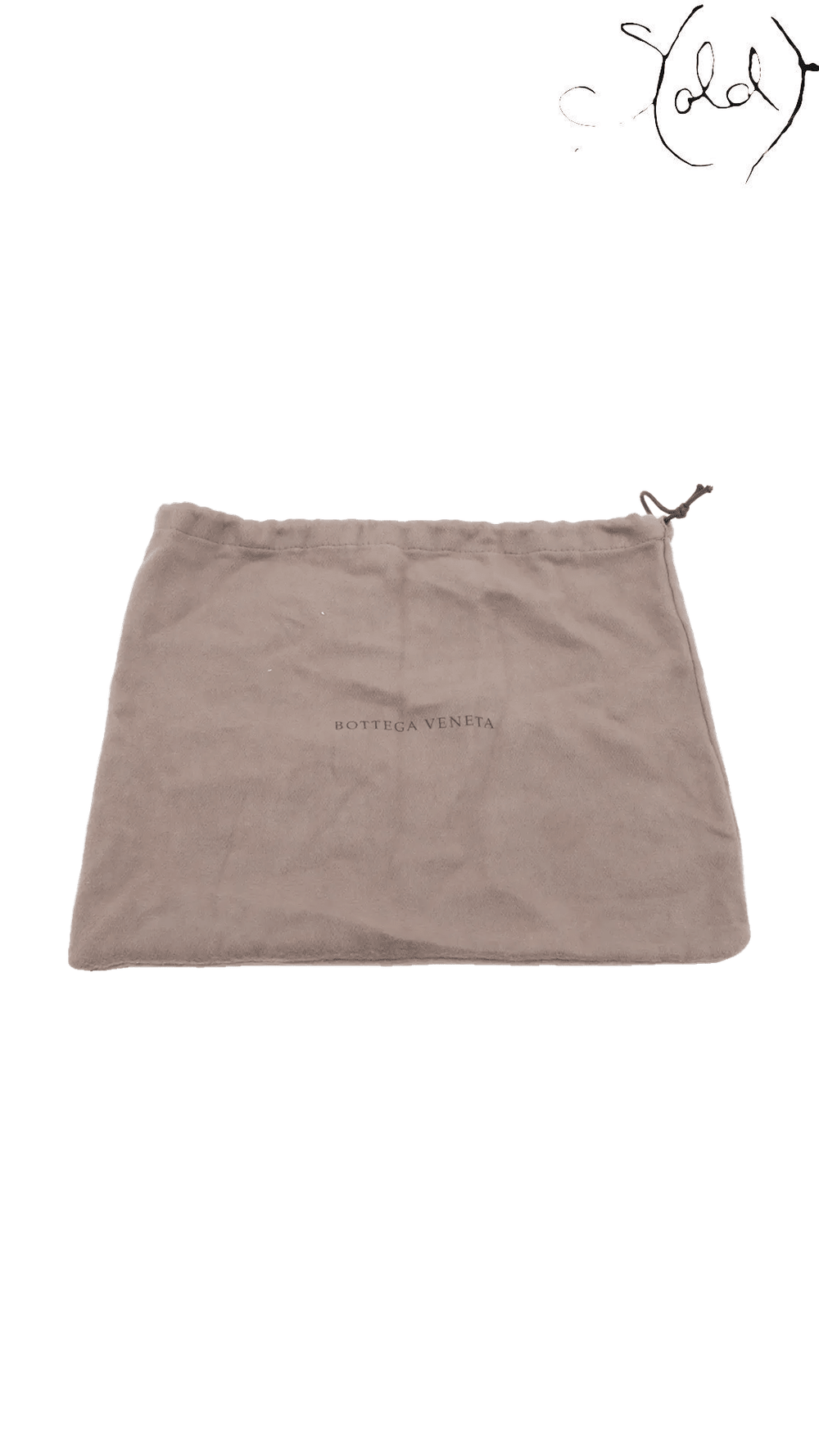 Bottega Veneta Mini Pouch White Leather Shoulder Bag, Bottega Veneta dust bag detail