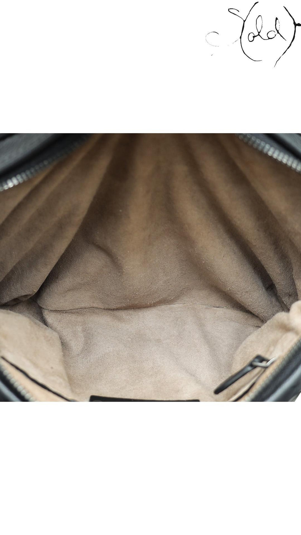 Bottega Veneta Black Intrecciato Nappa Nodini Double Zip Crossbody Bag, Detail view | Sold Attire