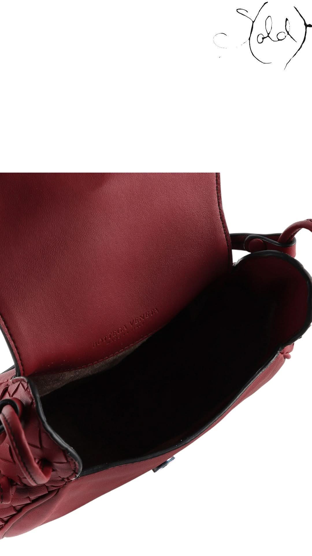 Bottega Veneta Crossbody Bag Bottega Veneta Nodini Baccara Rose Intrecciato Crossbody 2010s | Sold Attire