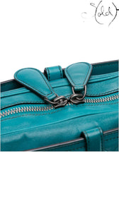 Bottega Veneta Intrecciato Camera Bag Teal Green 2010s, Hardware detail | Sold Attire
