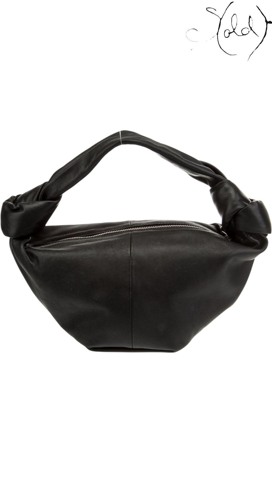 Bottega Veneta Mini Double Knot Calfskin Bag | Sold Attire - Sold Attire