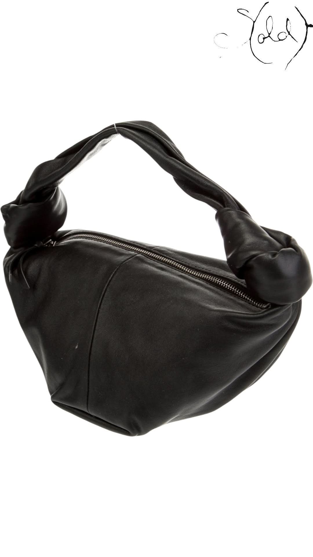 Bottega Veneta Mini Double Knot Calfskin Bag | Sold Attire - Sold Attire