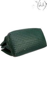 BOTTEGA VENETA Nappa Intrecciato Medium Roma – Forest Green Weave, Detail view | Sold Attire