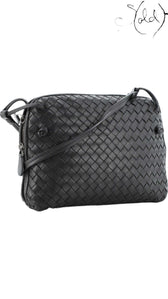 Bottega Veneta Nodini – Black Intrecciato Nappa (Repainted), Back view | Sold Attire