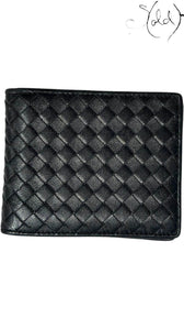 Bottega Veneta Piccolo Wallet Intrecciato Black Leather, Authenticated Pre-Owned | Sold Attire