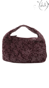 Bottega Veneta Bordeaux Intrecciato XL Hobo Suede Leather Late 2010s, Back view | Sold Attire