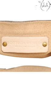 Bottega Veneta Nappa Intrecciato Small Capri Tote Beige Dusty Pink Late 2010s | Sold Attire, Authenticated Pre - Owned | Sold Attire