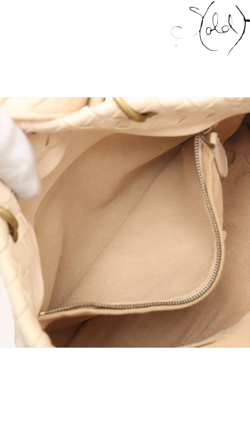 Bottega Veneta Nappa Intrecciato Small Capri Tote Beige Dusty Pink Late 2010s | Sold Attire, Authenticated Pre - Owned | Sold Attire