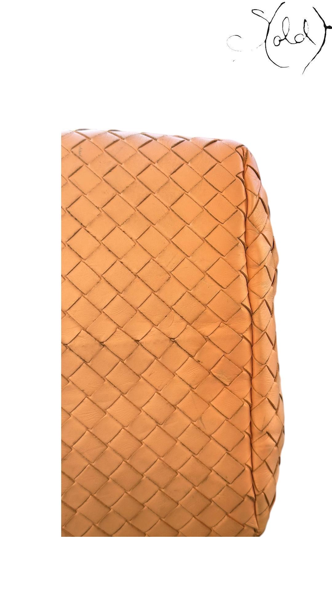 Bottega Veneta Roma Dusty Rose Intrecciato Tote 2010s — Detail view | Sold Attire