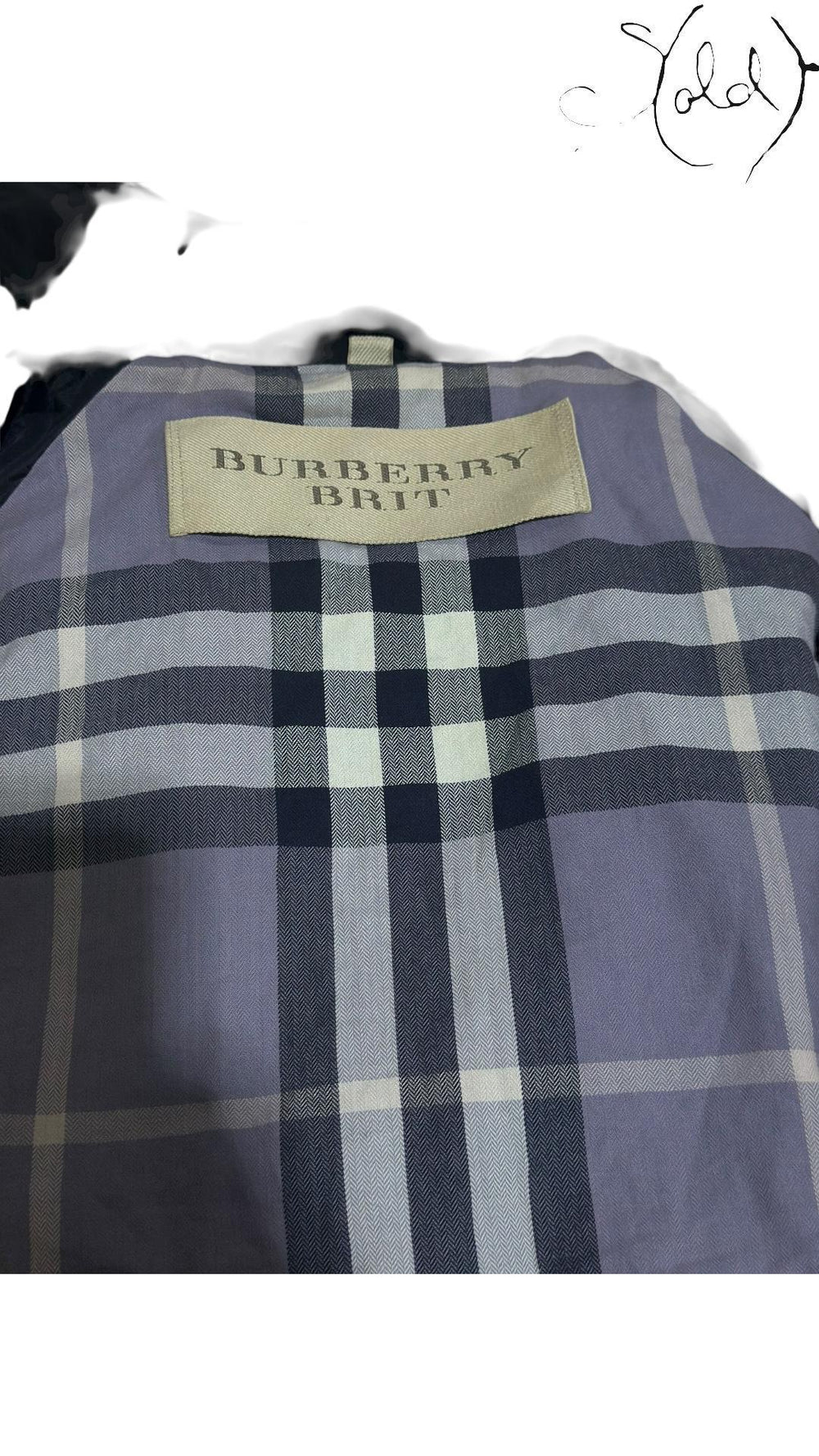Burberry Brit Black Nylon Jacket, Hardware detail | Sold Attire