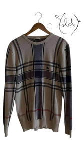 Burberry Checked Jumper – Heritage Classic, Authenticated Pre-Owned | Sold Attire