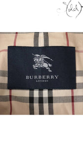 Burberry London Cotton Balmacaan Coat Size S Beige Made in Japan, Hardware detail | Sold Attire