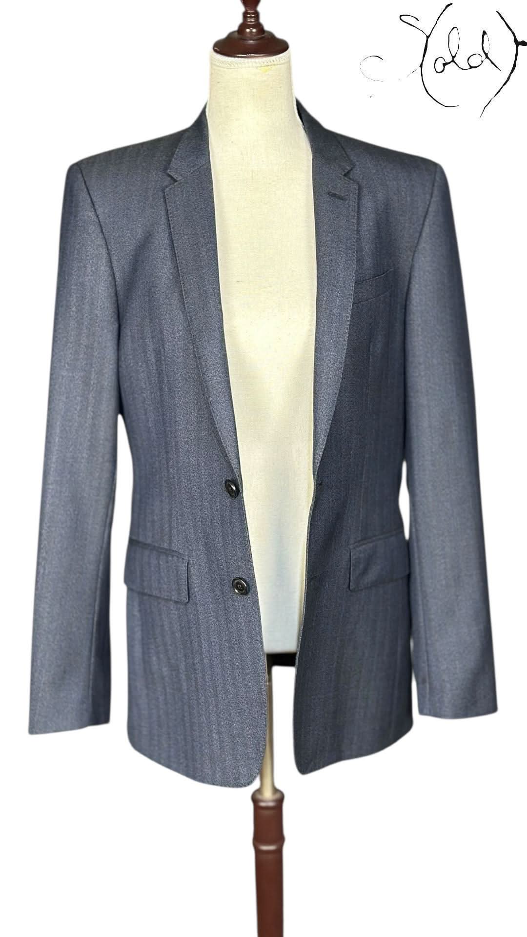 Burberry Blazer variant_title Burberry London Wool Blazer 2010s 46R | Sold Attire