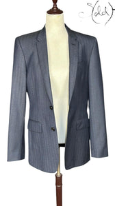 Burberry London Wool Blazer 2010s 46R, Hardware detail | Sold Attire
