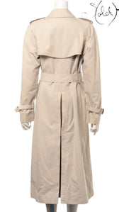 Burberry Heritage Trench Coat Honey Beige Made in England, Back view | Sold Attire