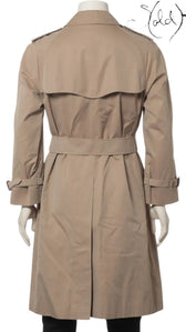Burberry Vintage Trench Coat Size 170 - Pre-1999 Archival, Back view | Sold Attire