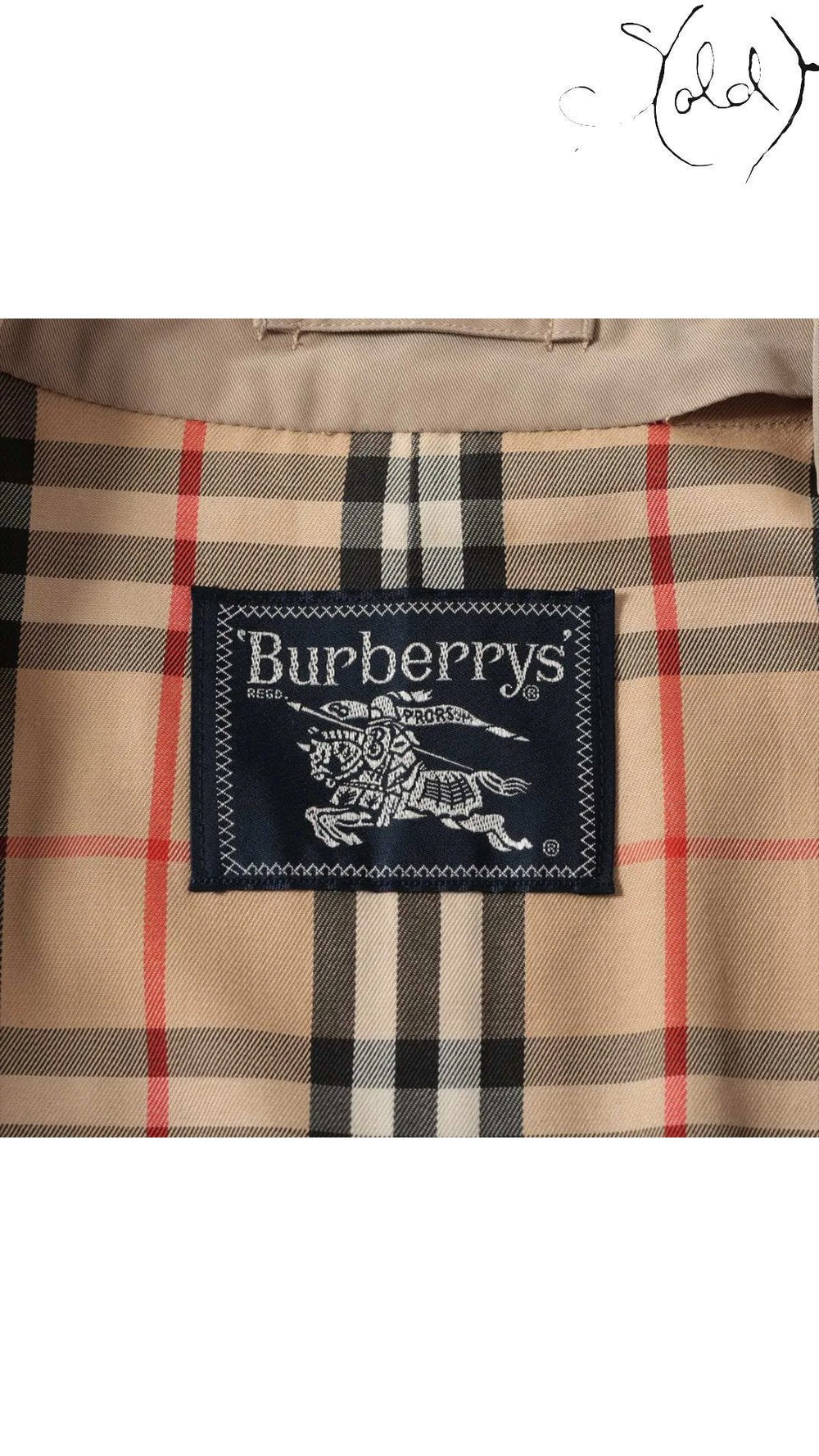 Burberry Vintage Trench Coat Size 170 - Pre-1999 Archival, Hardware detail | Sold Attire