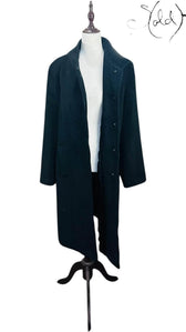 Calvin Klein Angora Wool Coat – The Luxe Essential, Hardware detail | Sold Attire