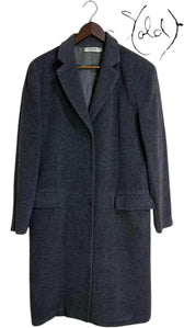 Calvin Klein Grey Cashmere Blend Coat – Understated Elegance, Authenticated Pre-Owned | Sold Attire