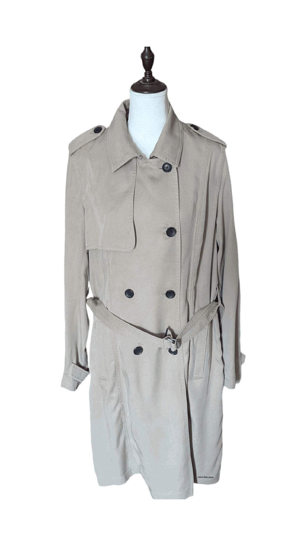 Calvin Klein Trench Coat - Timeless Elegance, Interior view | Sold Attire