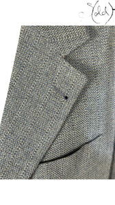 Canali Wool Blazer Grey 1990s Size 52, Interior view | Sold Attire