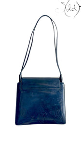 Cartier Vendôme Shoulder Bag – Patent Monogram, Back view | Sold Attire
