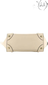 Celine 2010s Phoebe Philo Bi-Colour Luggage Mini Tote – Sold Attire, Interior view | Sold Attire