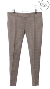 Celine Phoebe Philo Era Houndstooth Wool Tailored Pants Size 36 Late 2010s, Authenticated Pre-Owned | Sold Attire