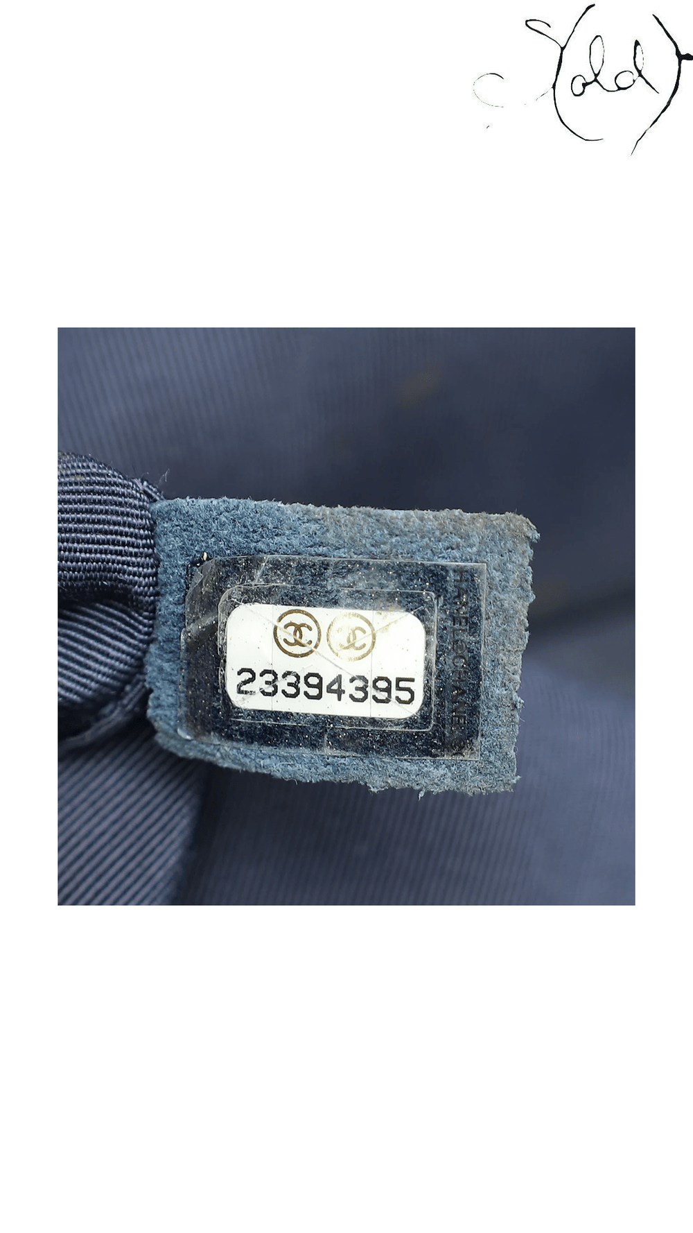 Chanel Boy Medium navy leather flap bag - view 13