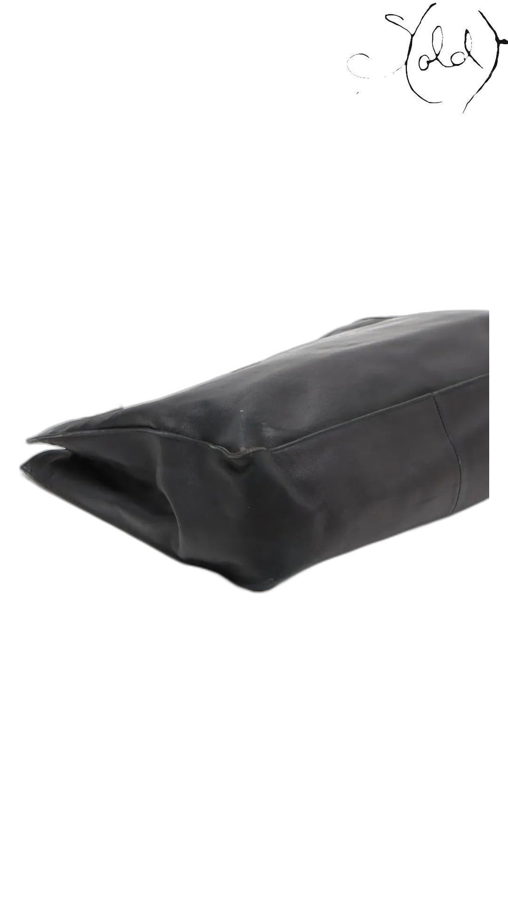 Chanel Coco Mark black leather tote bag - view 4