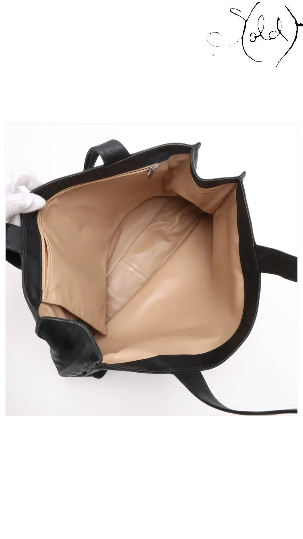 Chanel Coco Mark black leather tote bag - view 7