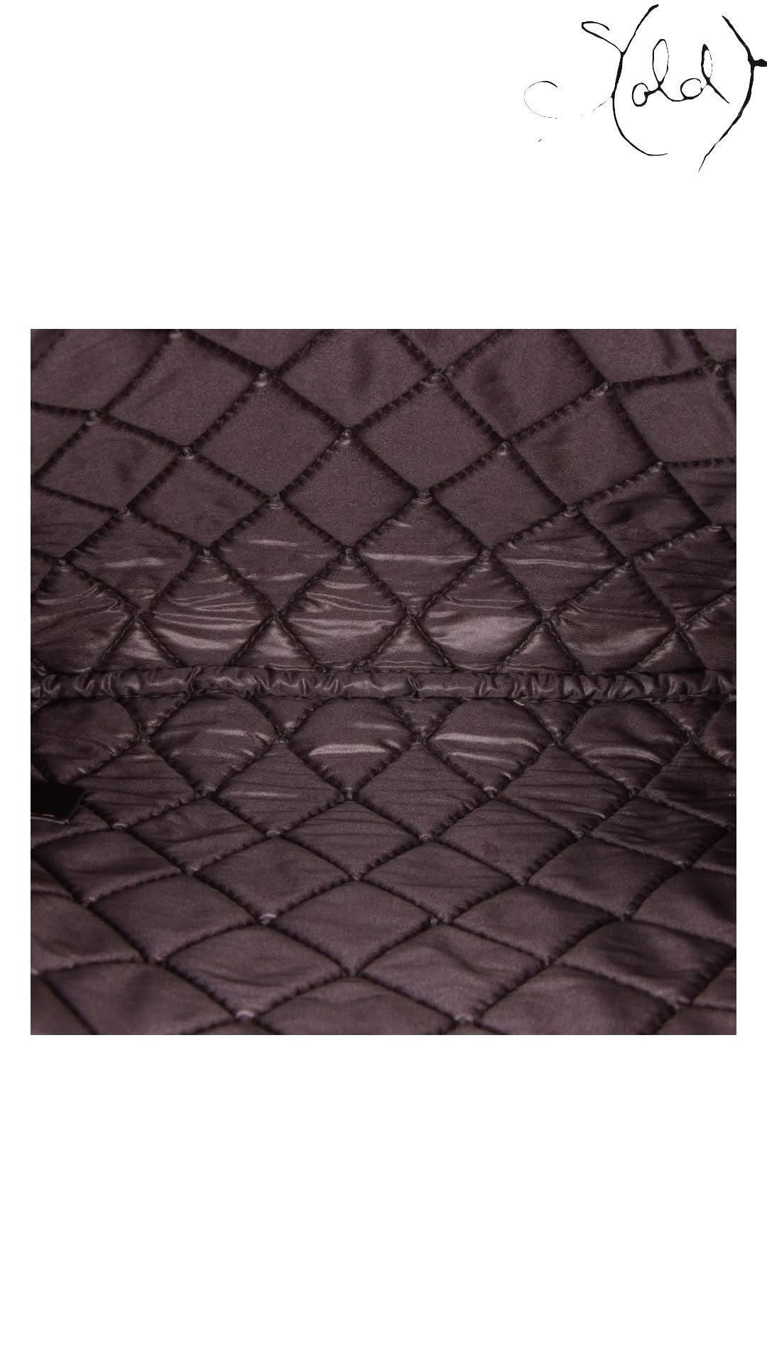 Chanel Clutch Chanel Black Quilted Caviar Leather Clutch 2017 - 2018 Made in Italy | Sold Attire