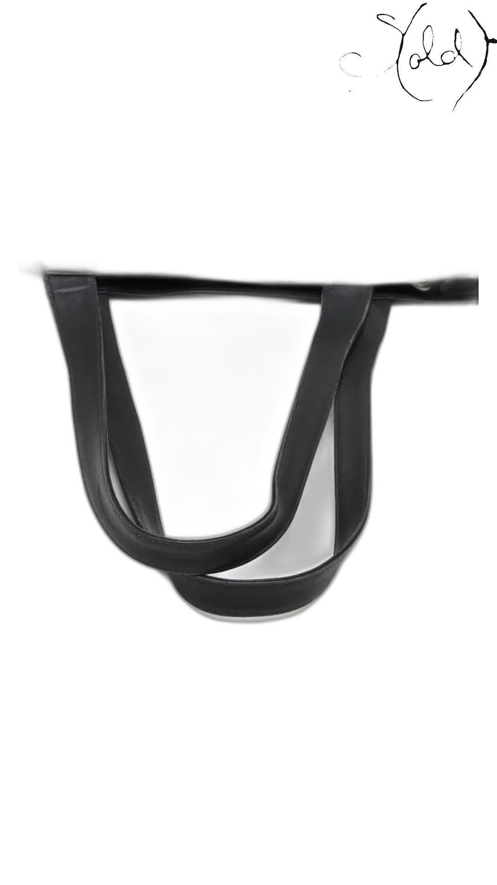 Chanel Coco Mark black leather tote bag - view 5