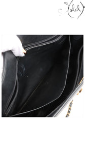 chanel matelasse caviar chain tote, detail view 8