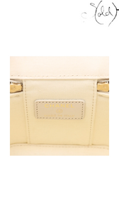 Chanel Mini Vanity white caviar bag - view 7