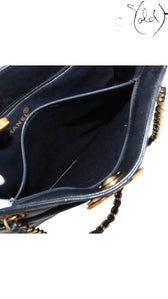 Chanel 1994 Caviar Tote Black Leather Series 1 Gold-Plated Hardware Vintage Icon, Lining detail | Sold Attire