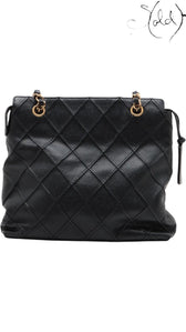 Chanel Bicolore Caviar Shoulder Bag Early 2000s, Back view | Sold Attire