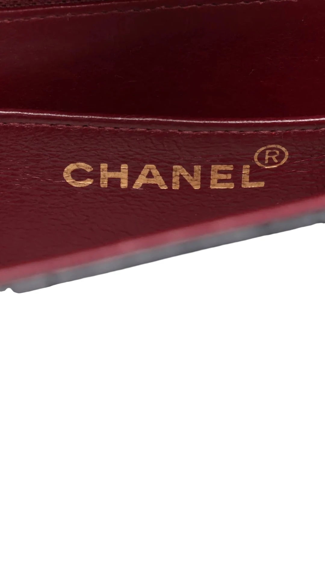Chanel Maxi Flap Black Lambskin Double Chain Bag Gold Hardware, Side view | Sold Attire