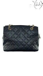 Chanel Petite Timeless Tote Black Caviar GHW 1999 | Sold Attire, Authenticated Pre - Owned | Sold Attire