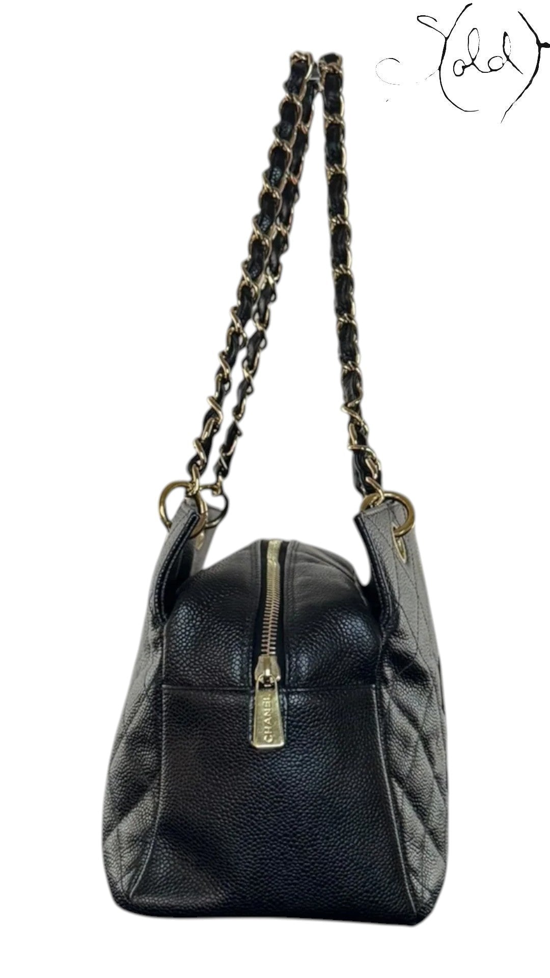 Chanel Petite Timeless Tote Black Caviar GHW 1999 | Sold Attire, Authenticated Pre - Owned | Sold Attire