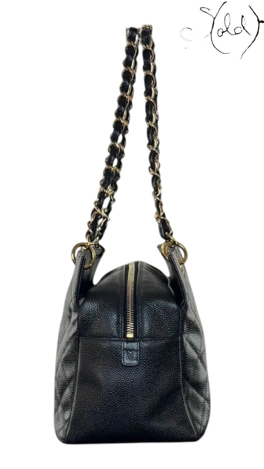 Chanel Petite Timeless Tote Black Caviar GHW 1999 | Sold Attire, Authenticated Pre - Owned | Sold Attire